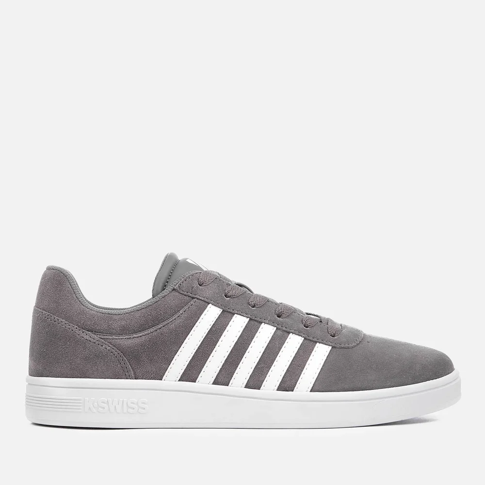 K-Swiss Men's Court Cheswick SDE Trainers - Charcoal/White - UK 7/EU 41 - Grey Image 1