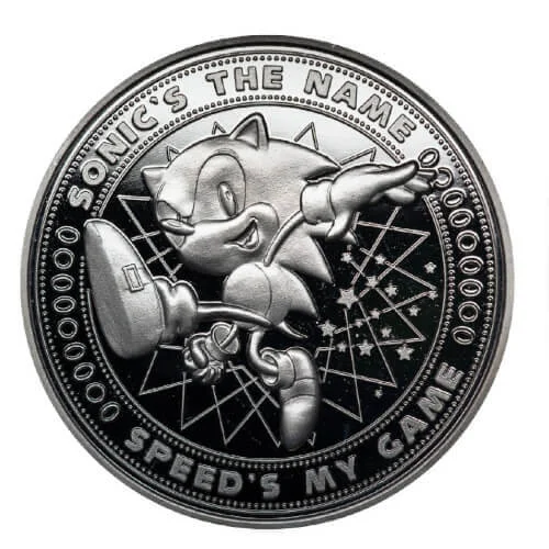 Sonic Collector's Limited Edition Coin: Silver Variant Image 1