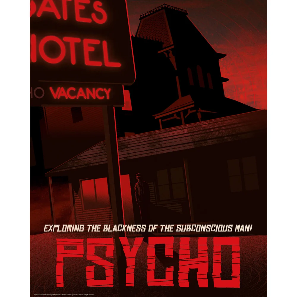 Limited Edition Fine Art Giclee - Psycho Image 1