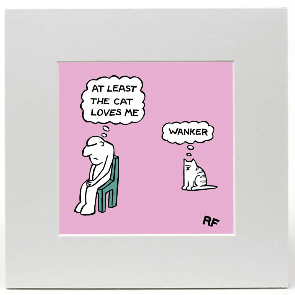 On the Prowl At Least The Cat Loves Me Limited Edition Art Print Image 1