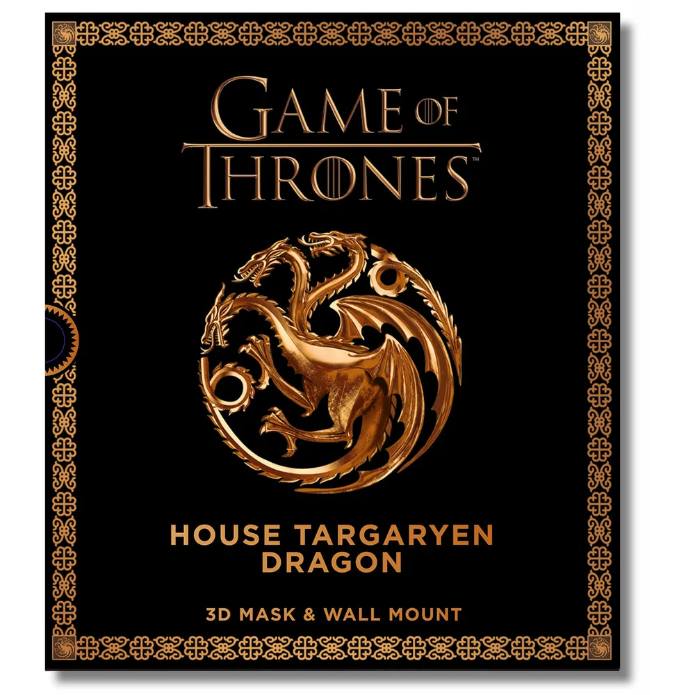 Game of Thrones House Targaryen Dragon 3D Mask Image 1