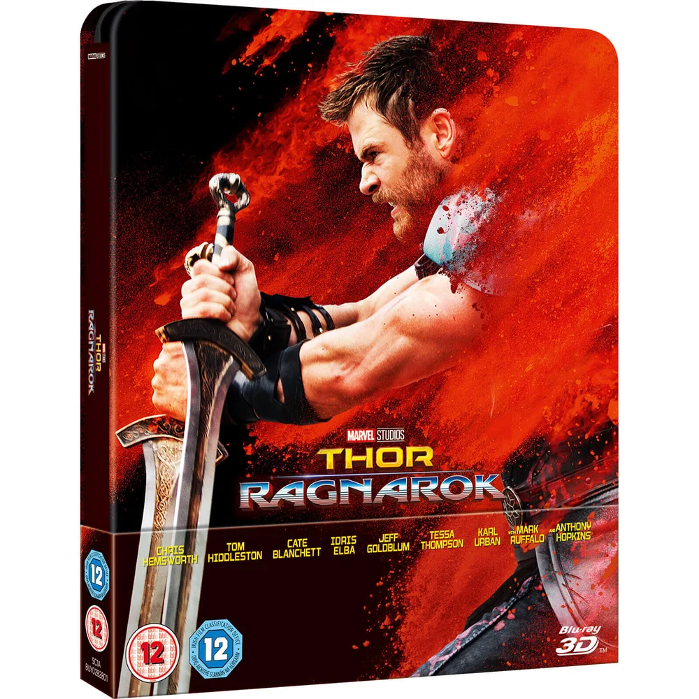 Thor Ragnarok 3D (Includes 2D Version) - Zavvi UK Exclusive Limited Edition Steelbook Image 1
