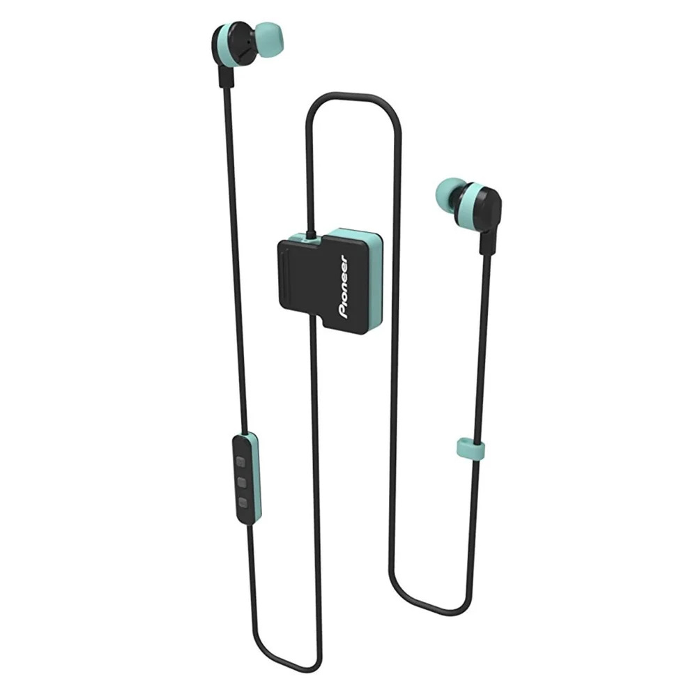 Pioneer SE-CL5BT-GR Wireless Bluetooth Earphones - Green Image 1