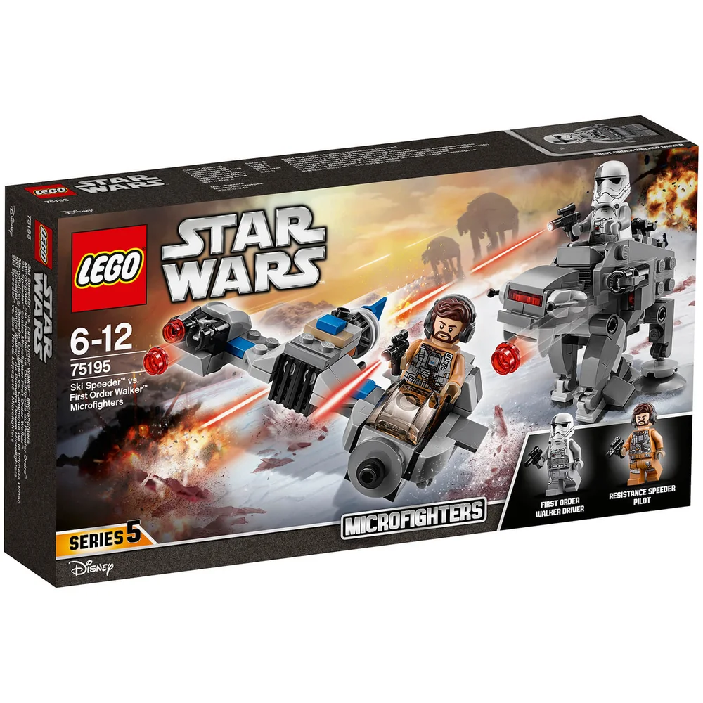 LEGO Star Wars: Ski Speeder vs. First Order Walker Microfighters (75195) Image 1