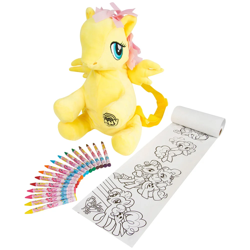 My Little Pony Fluttershy Backpack with Colouring Accessories Image 1