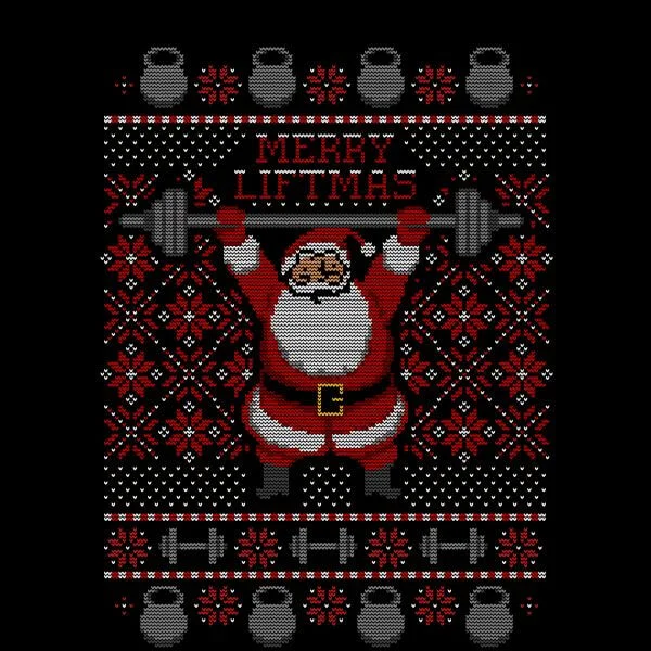 Merry Liftmas Women's T-Shirt - Black