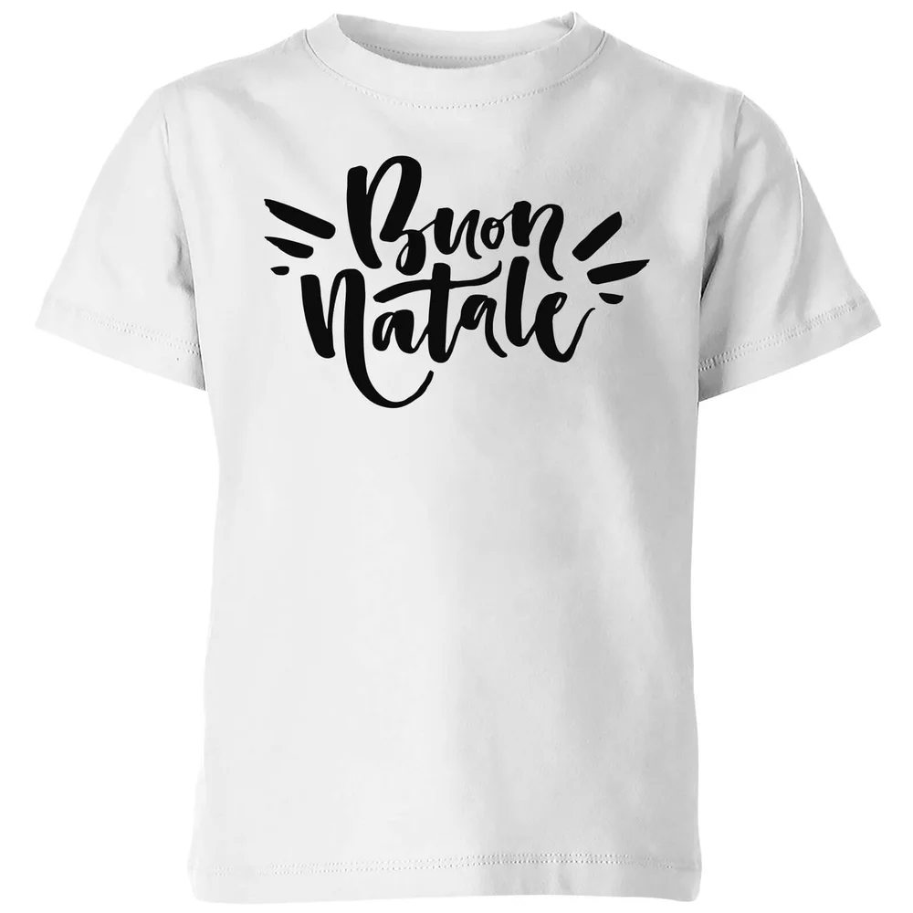 Buon Natale Kids' T-Shirt - White - 3-4 Years - White Image 1