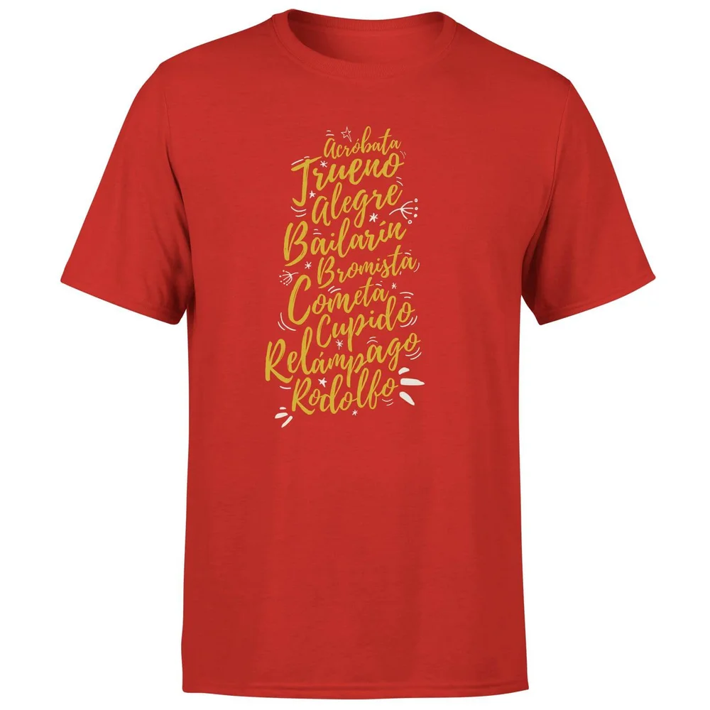 International Reindeer T-Shirt - Red - S - Red Image 1