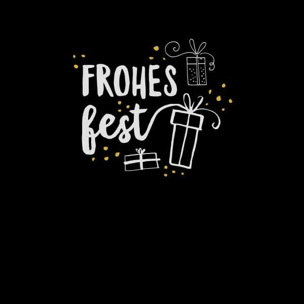 Frohes Fest Women's T-Shirt - Black