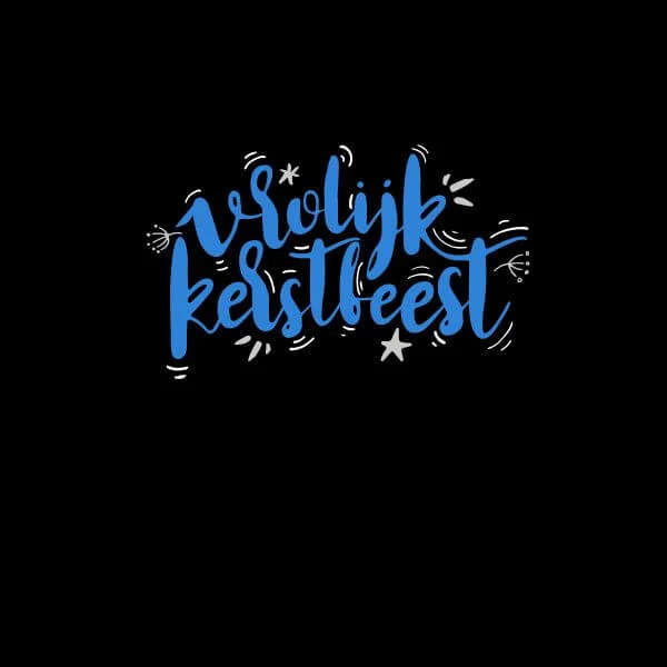 Kerstfeest Women's T-Shirt - Black