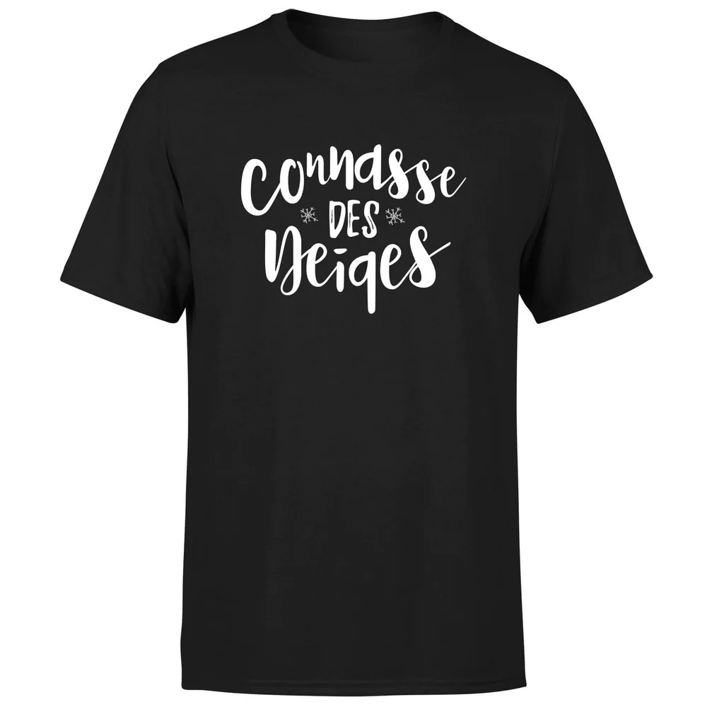 Connasse Des Neiges T-Shirt - Black - S - Black Image 1