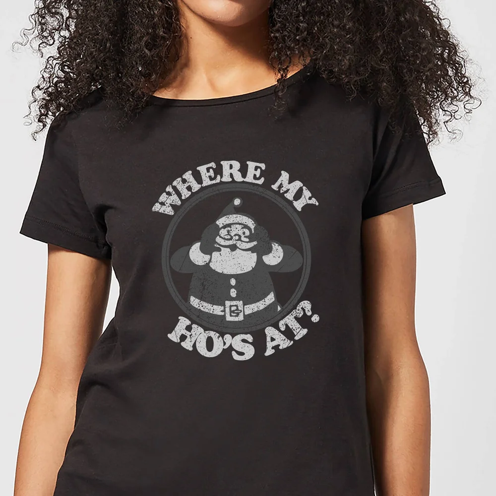 Where My Ho's At Black Women's T-Shirt - Black - 3XL Image 1