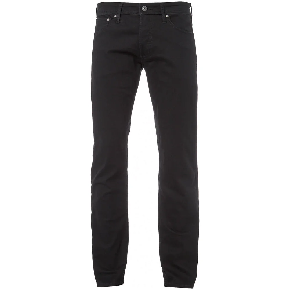 Jack & Jones Originals Men's Mike Straight Fit Jeans - Black Denim - W30/L30 - Black Image 1