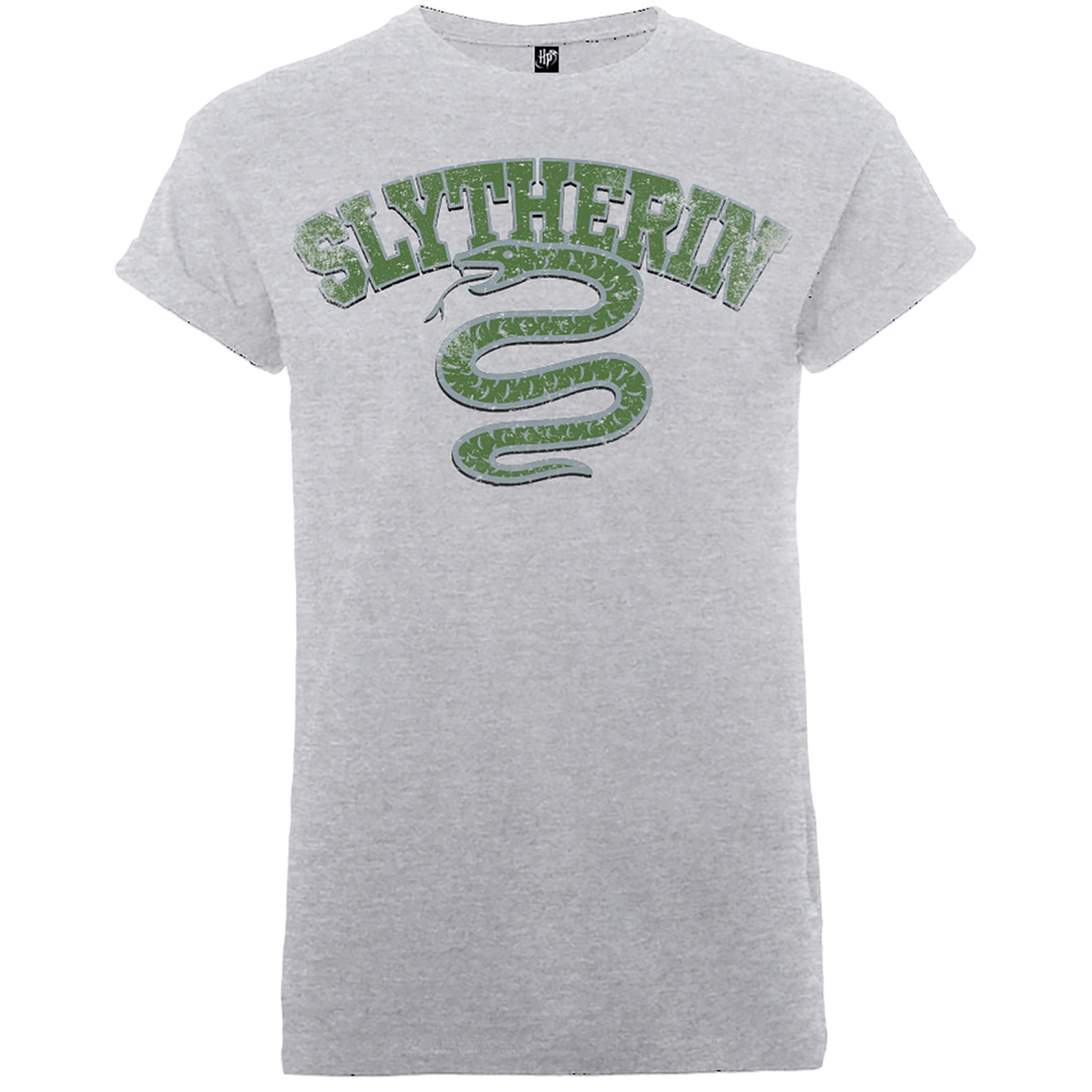 Harry Potter Slytherin Men's Grey T-Shirt - S Image 1