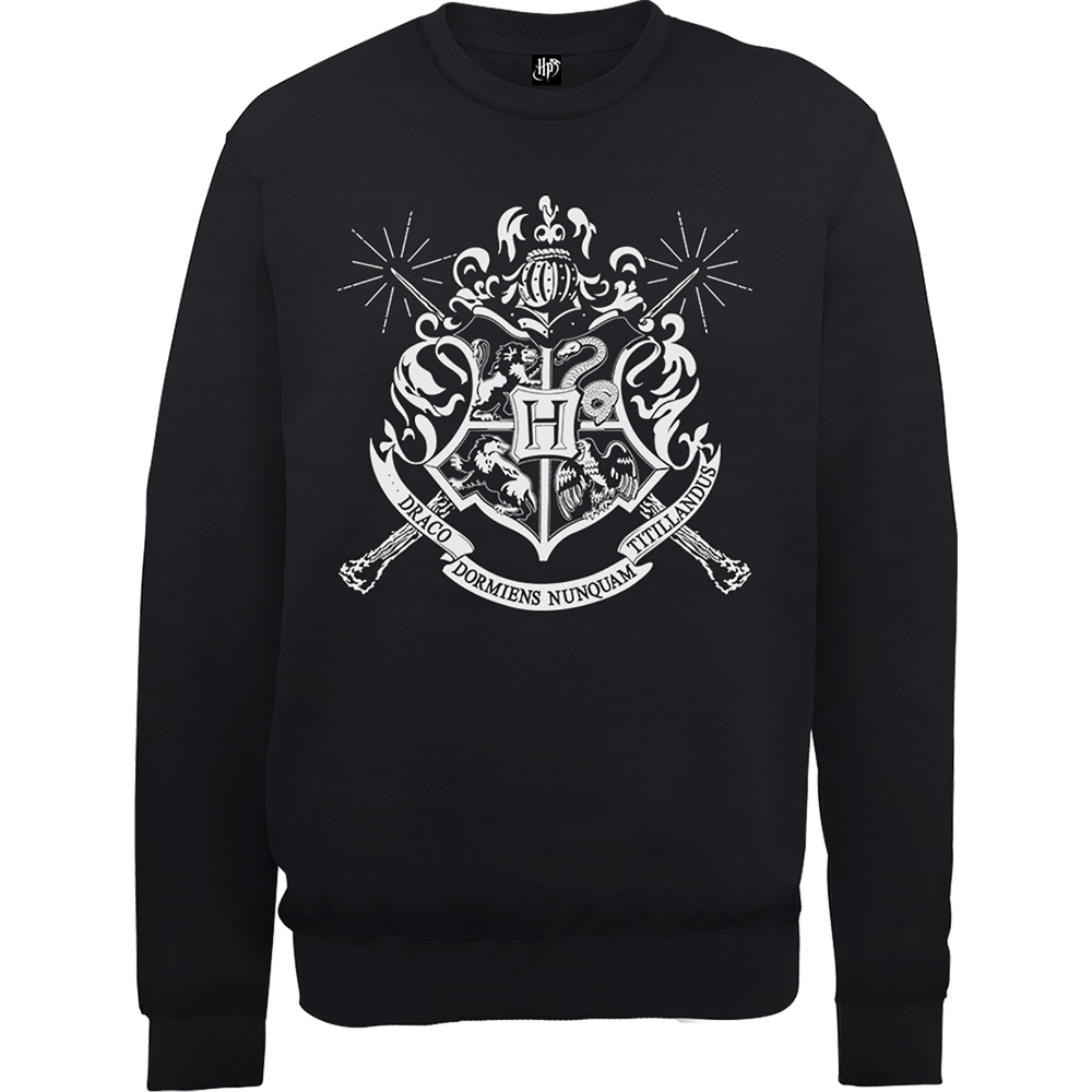 Harry Potter Draco Dormiens Nunquam Titillandus Black Sweatshirt - S Image 1