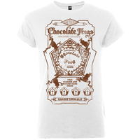 Harry Potter Honeydukes Sepia Chocolate Frogs Women's White T-Shirt