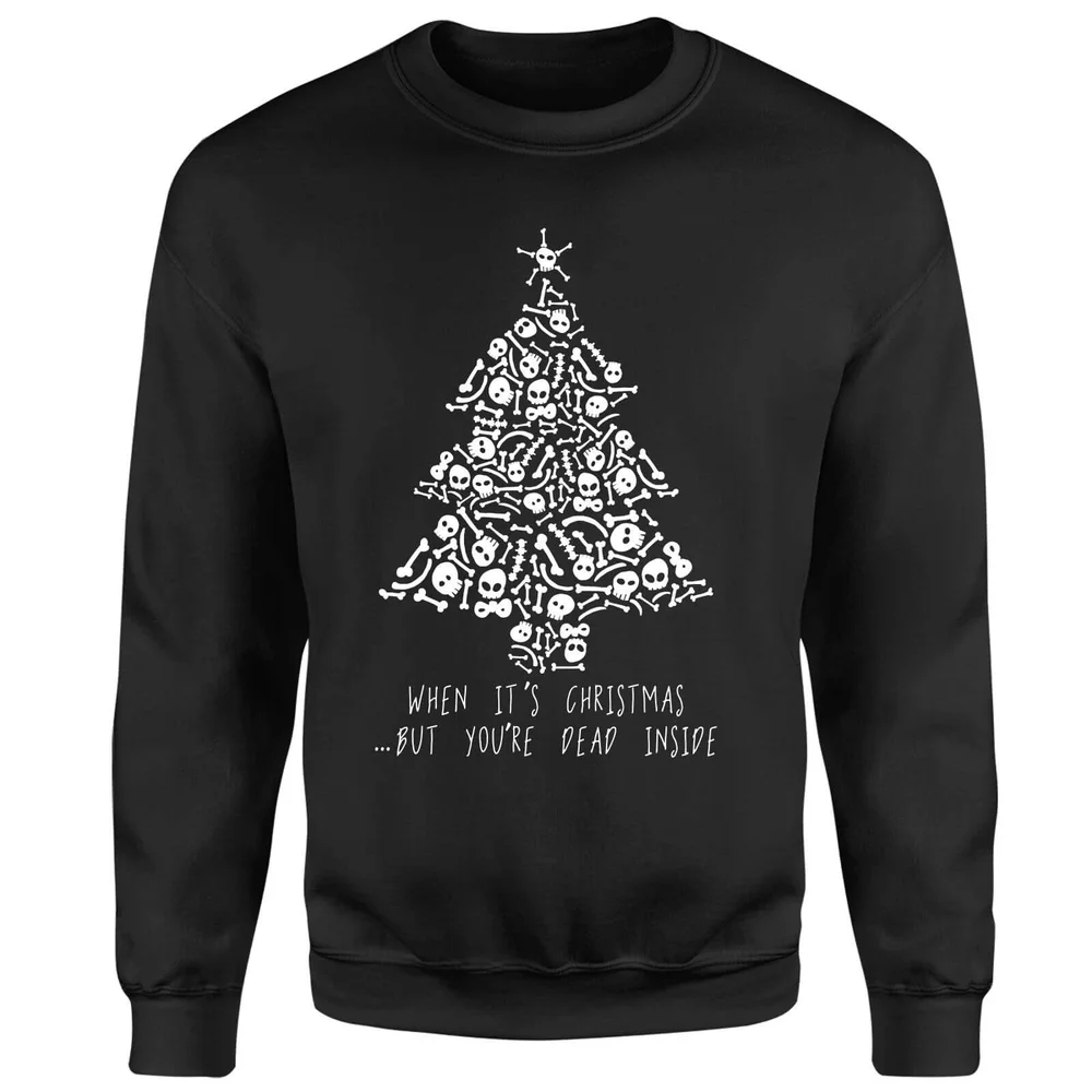 Dead Inside Sweatshirt - Black - S Image 1