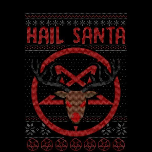 Hail Santa Women's T-Shirt - Black