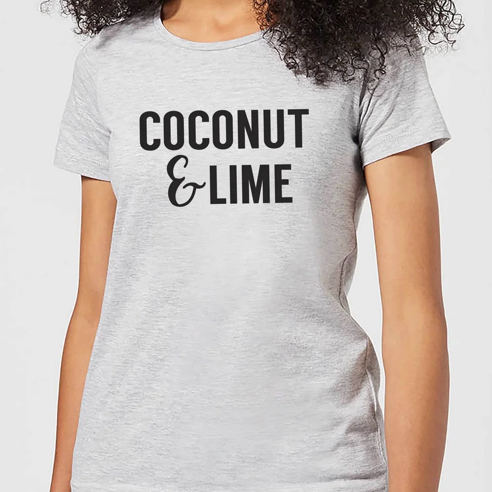 Coconut and Lime Women's T-Shirt - Grey - S - Grey Image 1