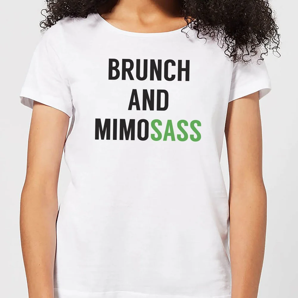 Brunch and Mimosass Women's T-Shirt - White - S - White Image 1