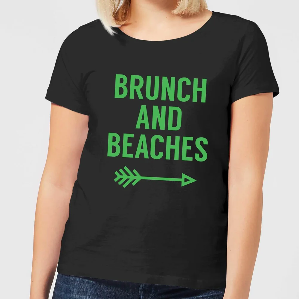 Brunch and Beaches Women's T-Shirt - Black - 3XL Image 1