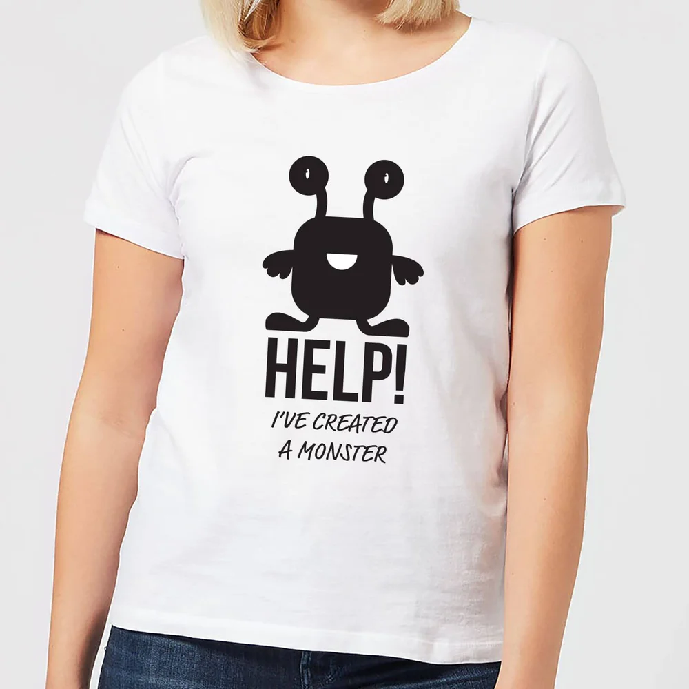 HELP Ive Created a Monster Women's T-Shirt - White - S - White Image 1
