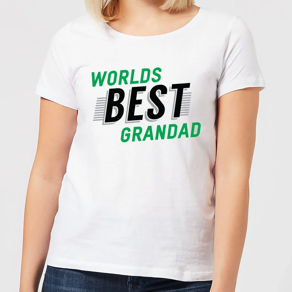 Worlds Best Grandad Women's T-Shirt - White - S - White Image 1