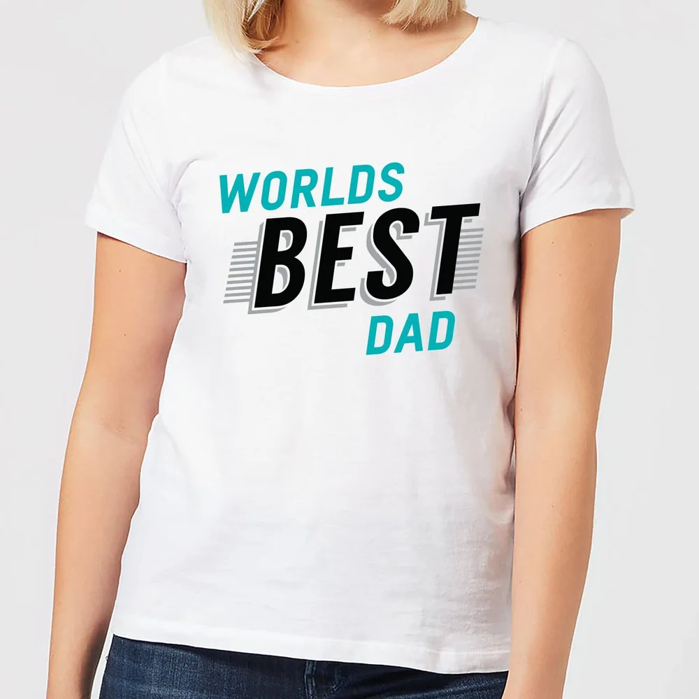 Worlds Best Dad Women's T-Shirt - White - S - White Image 1