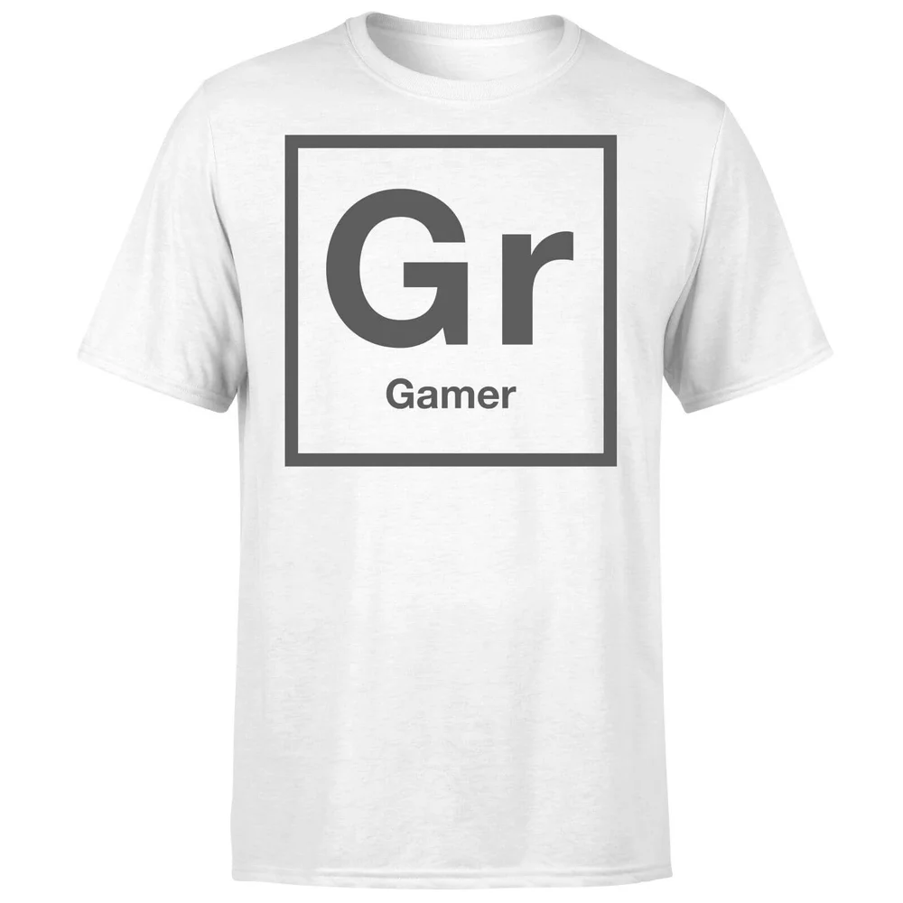Periodic Gamer T-Shirt - White - S - White Image 1