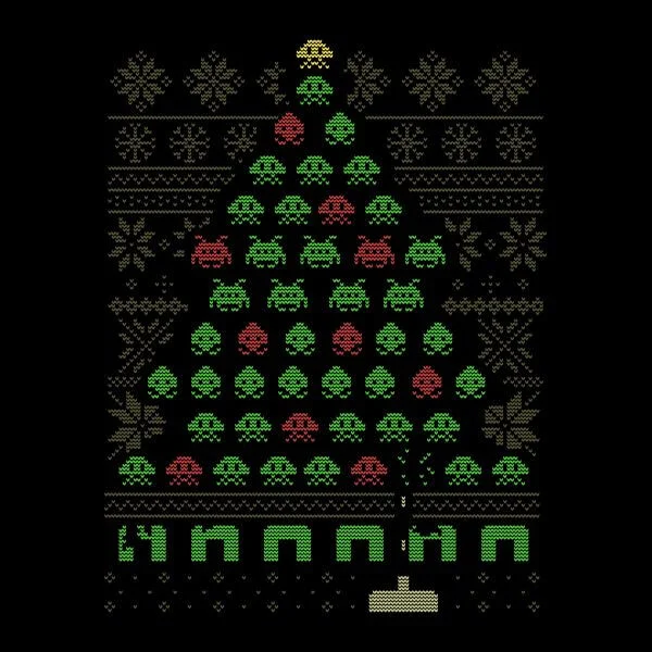 Invaders From Space Women's T-Shirt - Black