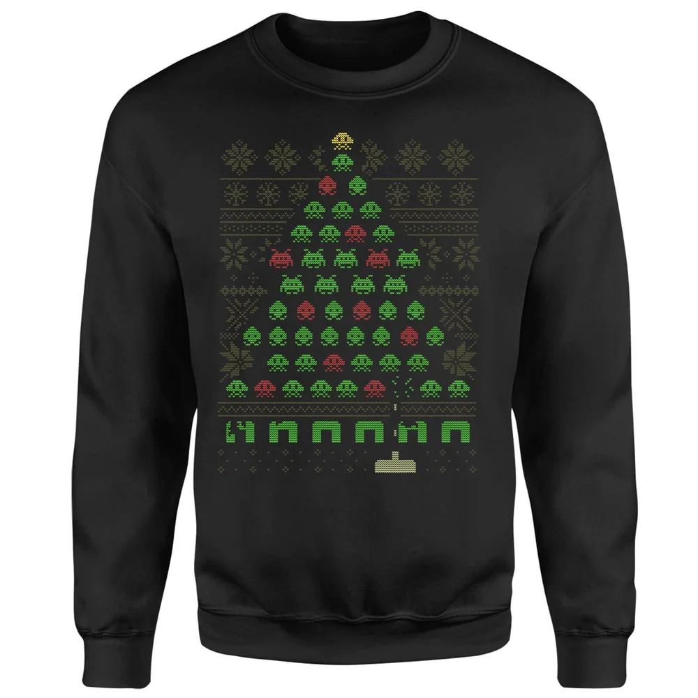 Invaders From Space Sweatshirt - Black - S Image 1