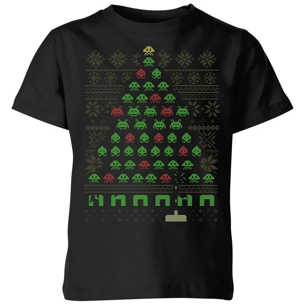 Invaders From Space Kids' T-Shirt - Black - 3-4 Years Image 1
