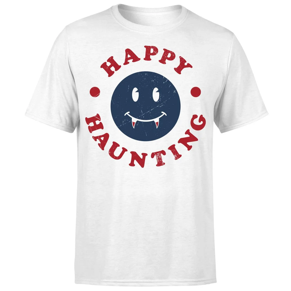 Happy Haunting Fang T-Shirt - White - S - White Image 1