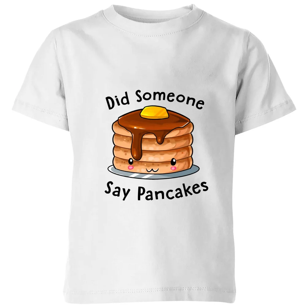 My Little Rascal Did Someone Say Pancakes Kids' T-Shirt - White - 3-4 Years - White Image 1
