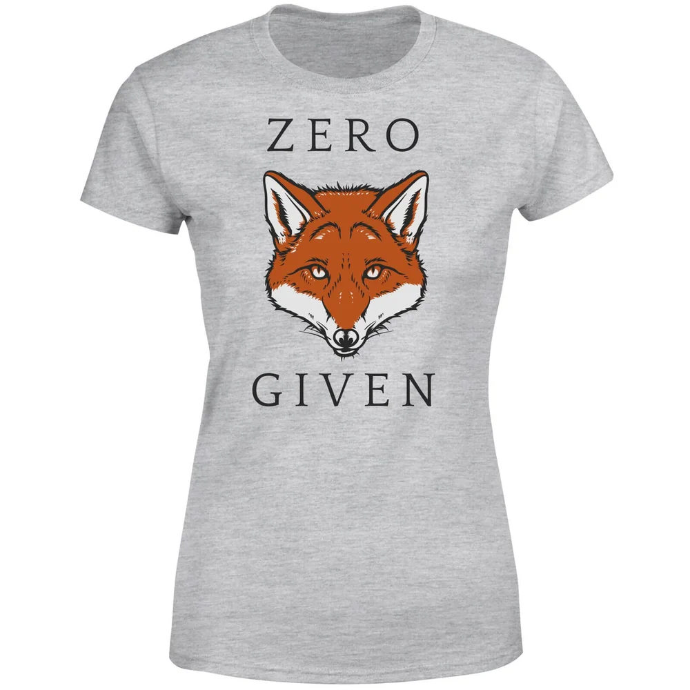 Zero Fox Given Women's T-Shirt - Grey - S - Grey Image 1