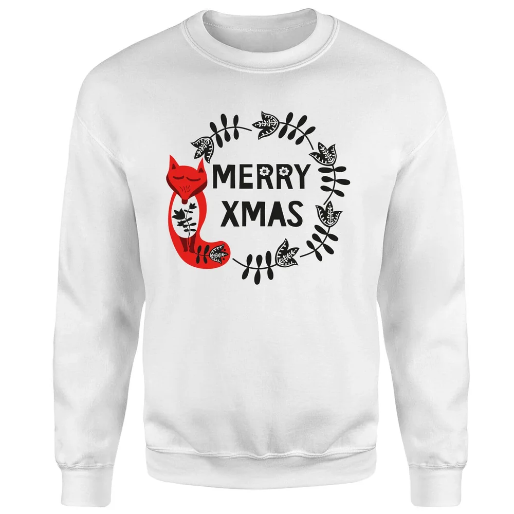Merry Christmas Sweater - White - S - White Image 1