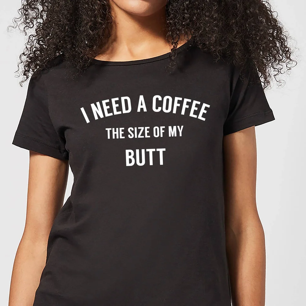 Coffee Butt Women's T-Shirt - Black - 3XL Image 1