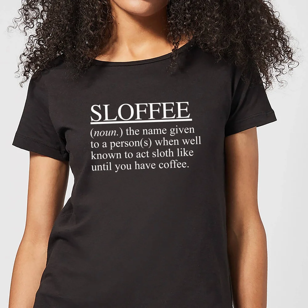 Sloffee Women's T-Shirt - Black - 3XL Image 1