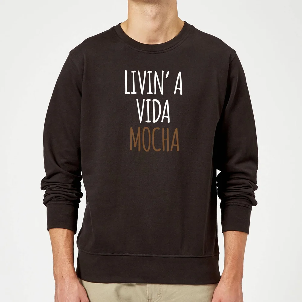 Livin' a Vida Mocha Sweatshirt - Black - S - Black Image 1