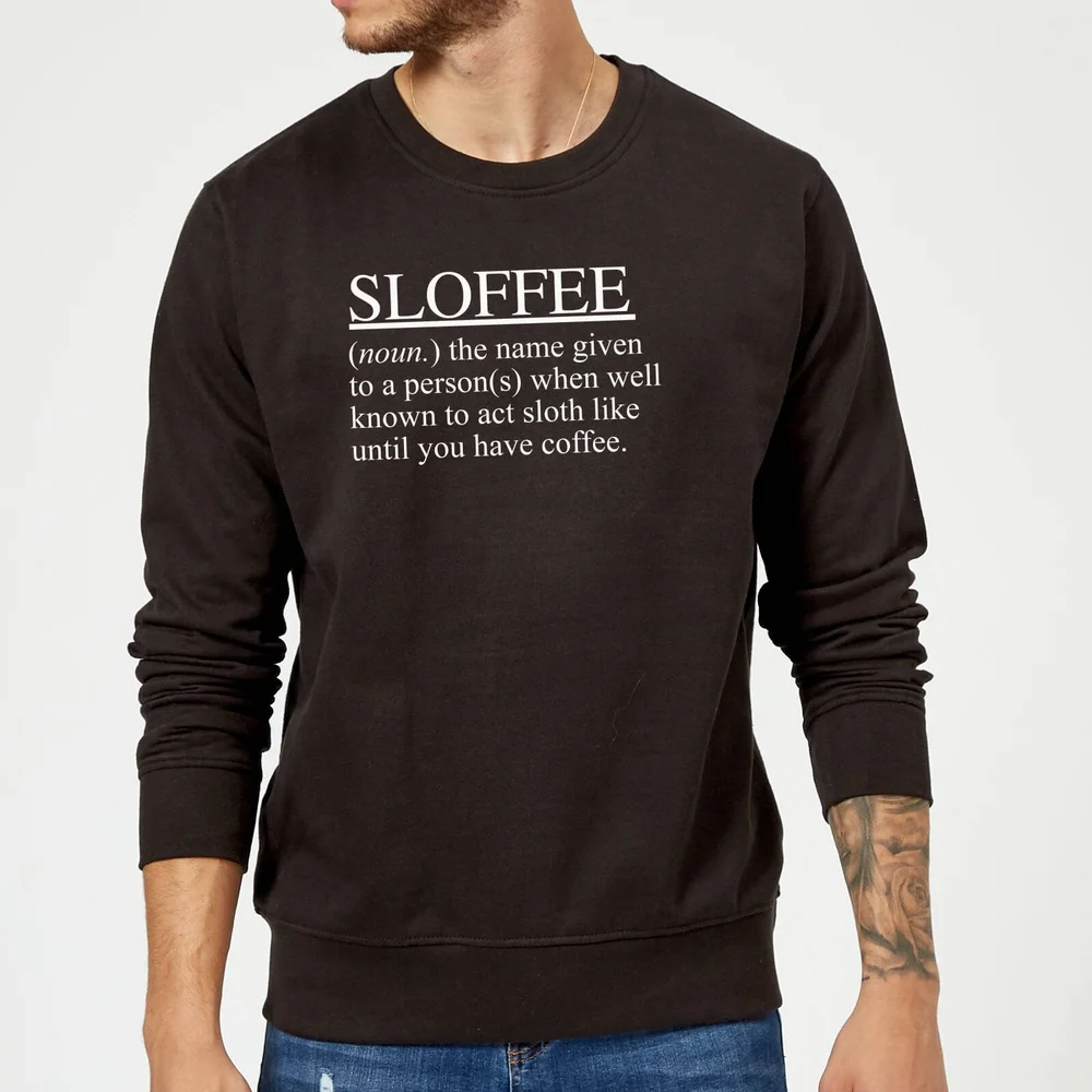 Sloffee Sweatshirt - Black - S - Black Image 1