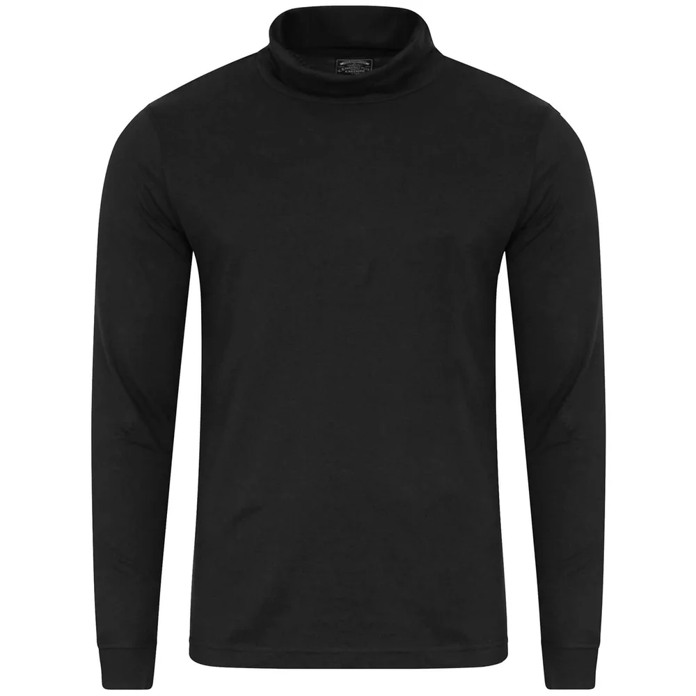 Kensington Eastside Men's Denbigh Roll Neck Long Sleeve Top - Black - M - Black Image 1