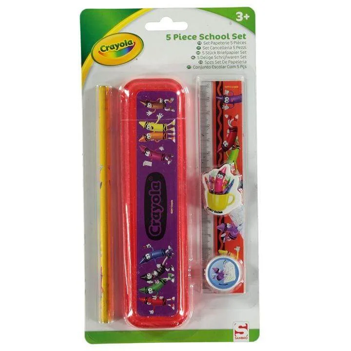 Crayola 5 Piece School Set Image 1