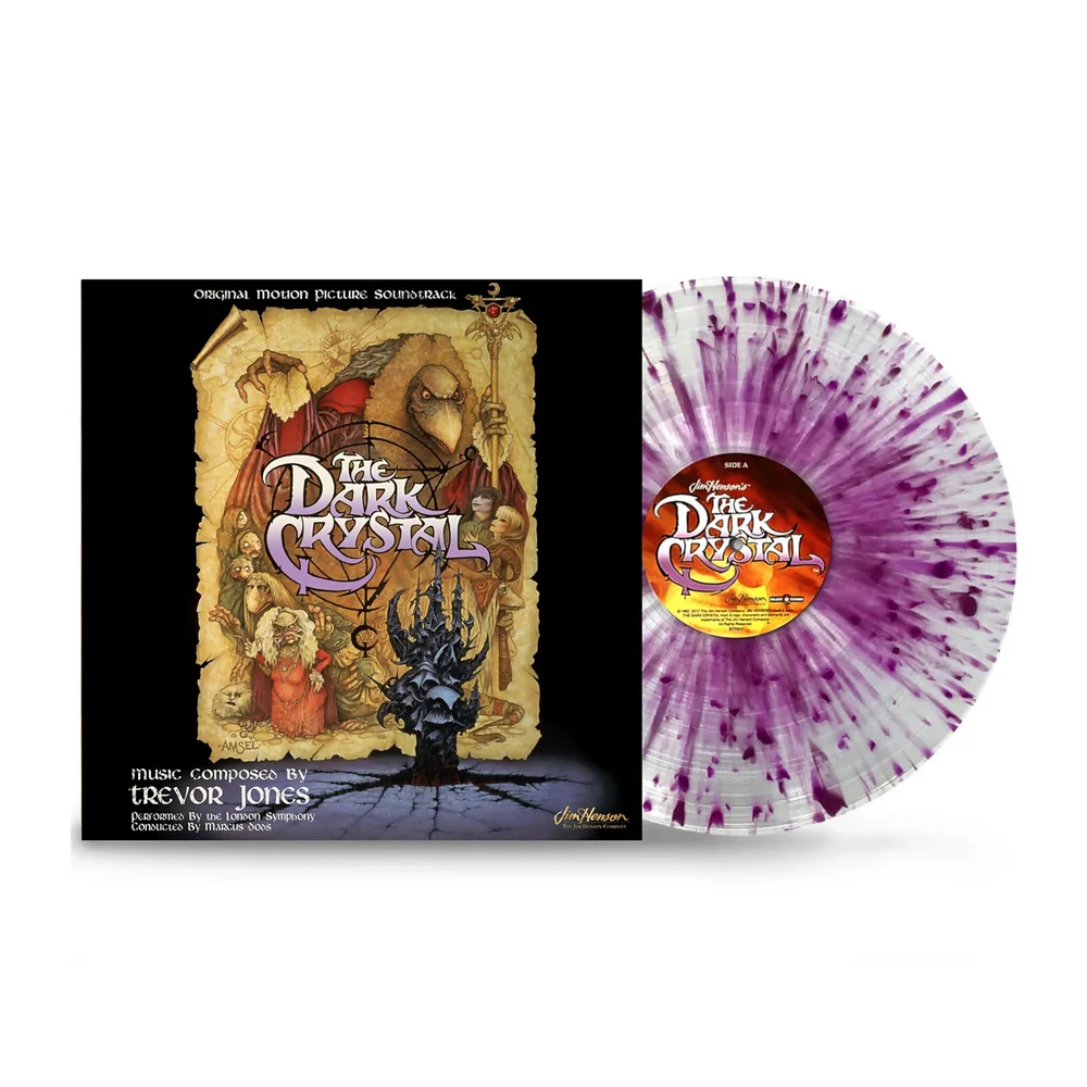Dark Crystal Vinyl Soundtrack (Transparent with Purple Splatter variant) LP - Zavvi Exclusive Image 1