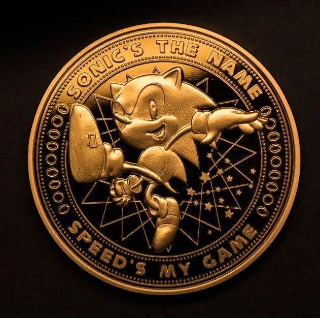 Sonic the Hedgehog Collectors Coin: Gold variant - Zavvi Exclusive (Limited to 1000) Image 1