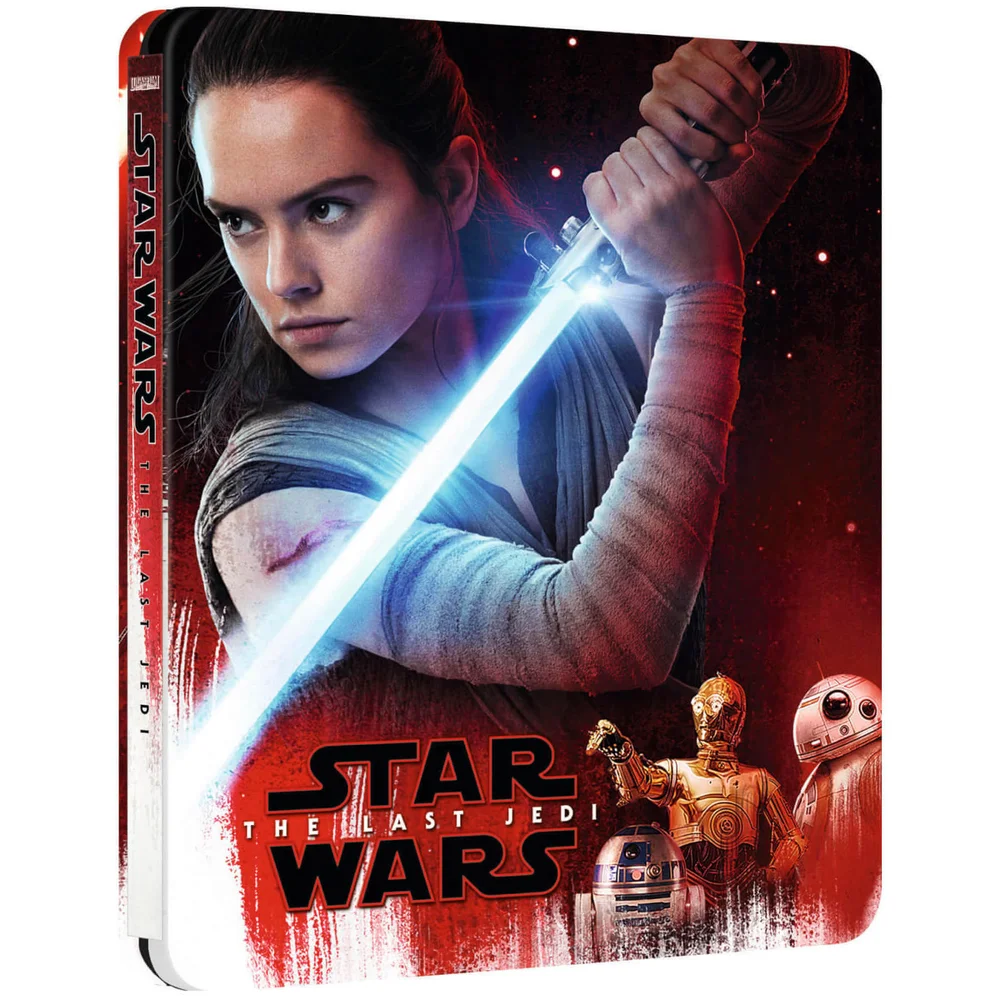Star Wars: The Last Jedi - 4K Ultra HD (Includes 2D Blu-ray) - Zavvi UK Exclusive Limited Edition Steelbook Image 1