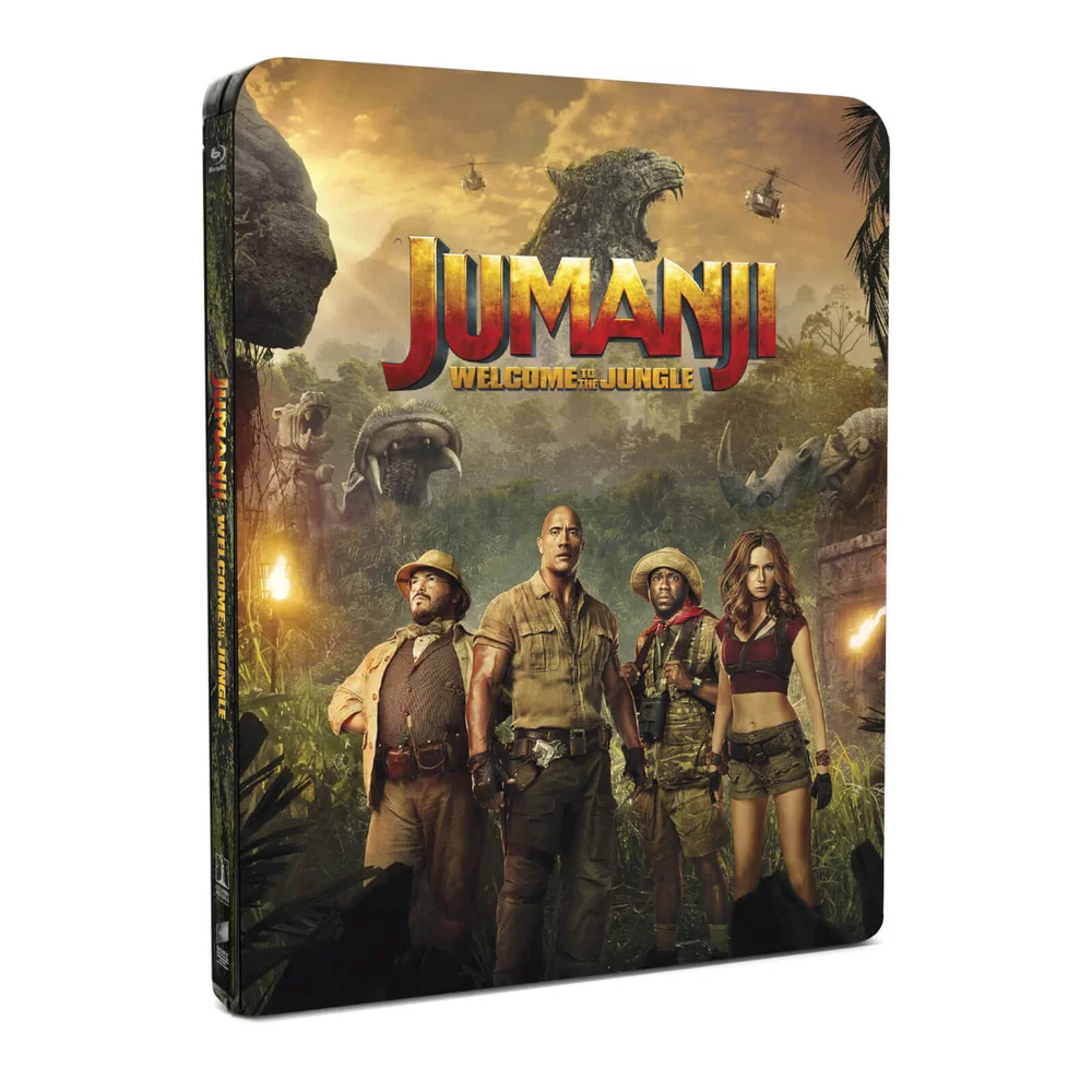 Jumanji: Welcome To The Jungle - 4K Ultra HD (Includes 2D Version) - Zavvi UK Exclusive Limited Edition Steelbook Image 1