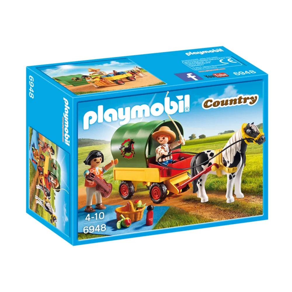 Playmobil Country Picnic with Pony Wagon (6948) Image 1