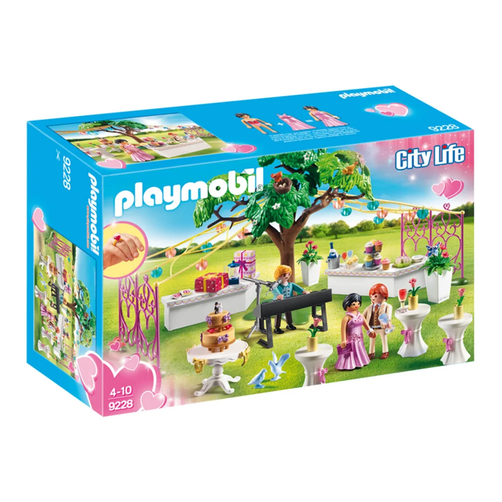 Playmobil City Life Wedding Reception with Children's Wedding Ring (9228) Image 1