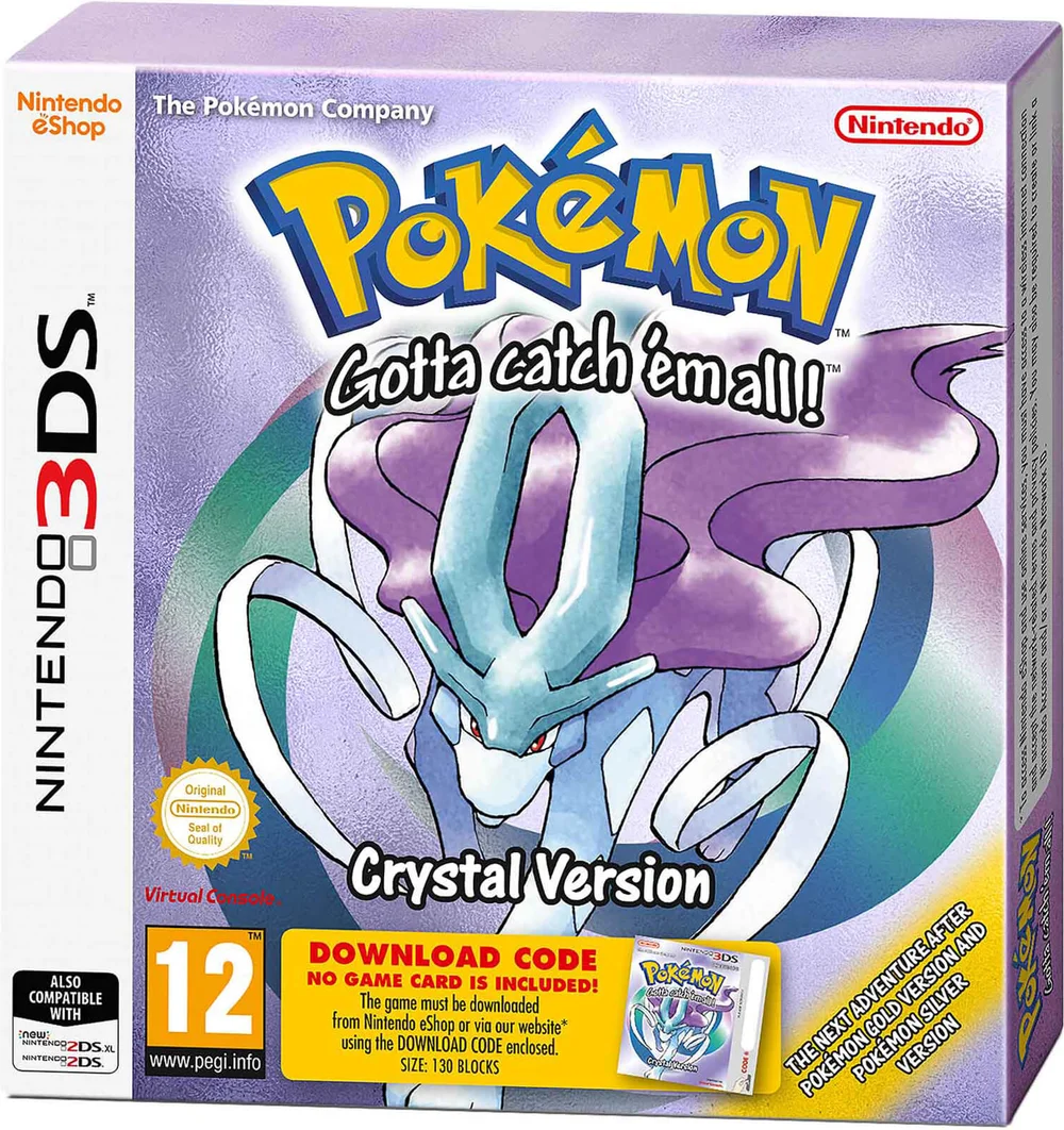 Pokémon Crystal Version (Packaged Download Code) Image 1