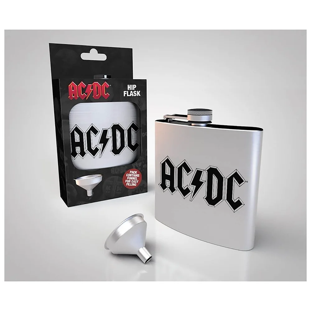 AC/DC Logo Hip Flask Image 1